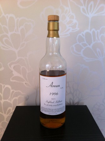 Highland Halitosis buteljering 1 Arran 10 YO First fill Bourbon Cask